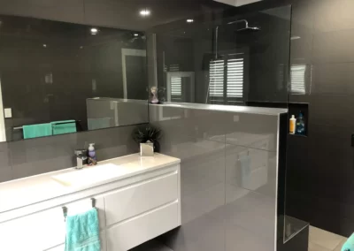 black gray Bathroom renovations Warwick Qld